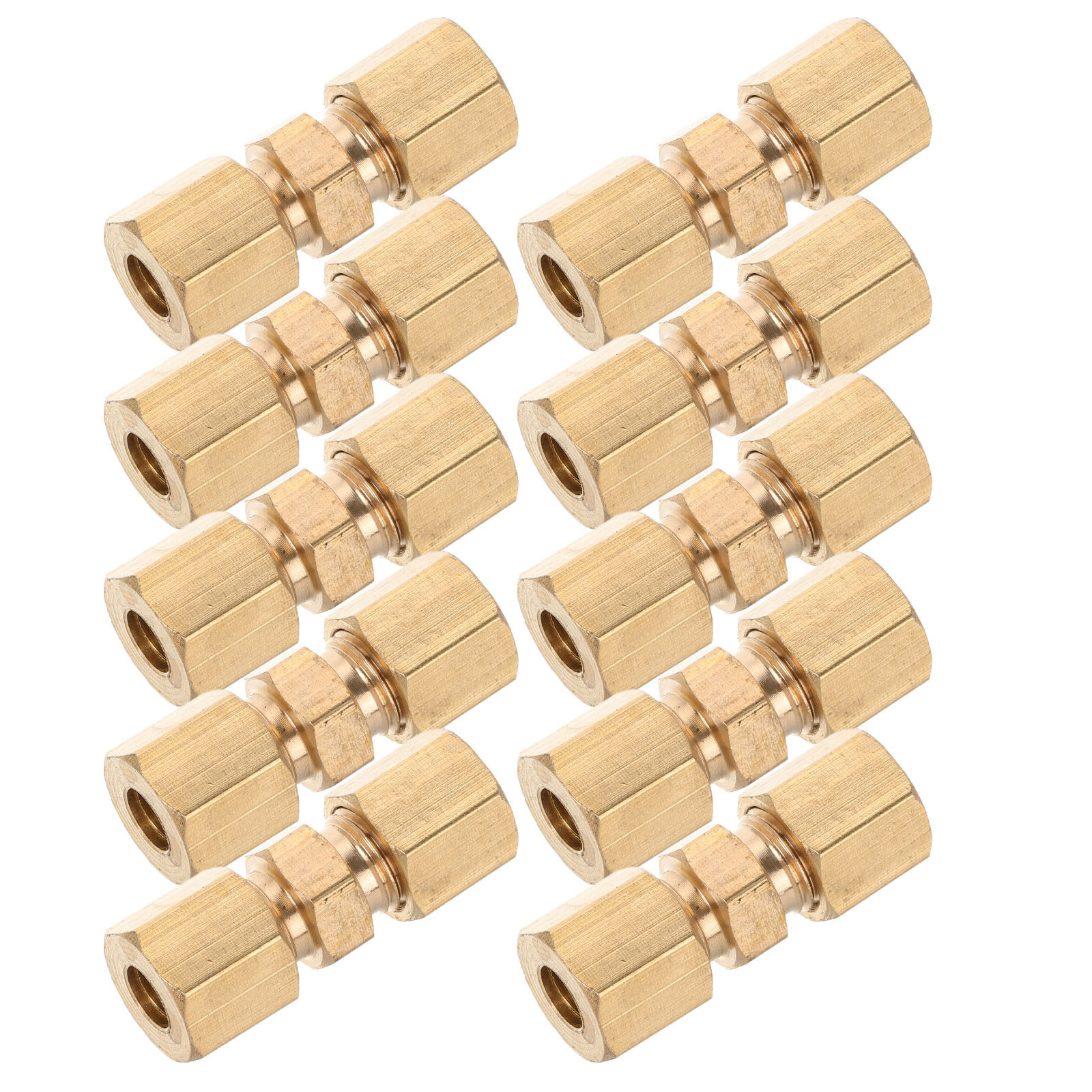 Compression Fitting Brass - 10 buah Sambungan Pipa Rem Kuningan,