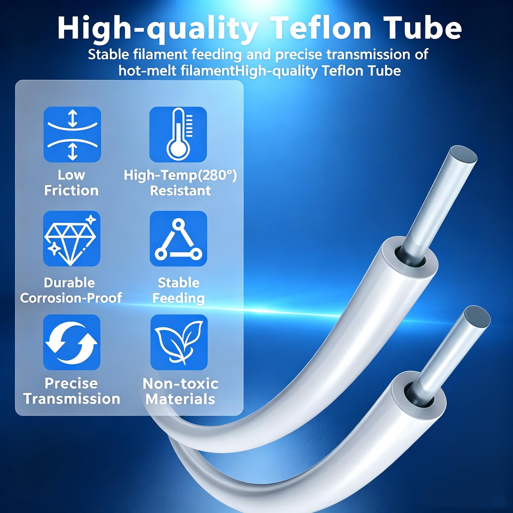Tabung PTFE Teflon 2,5×4 mm un - Ptfe Tape Thread ulasan dan harga
